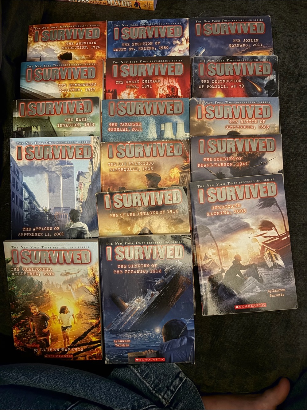 Set of 16 Scholastic I Survived Book Set